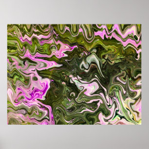 Abstrait Color Study 460, Poster