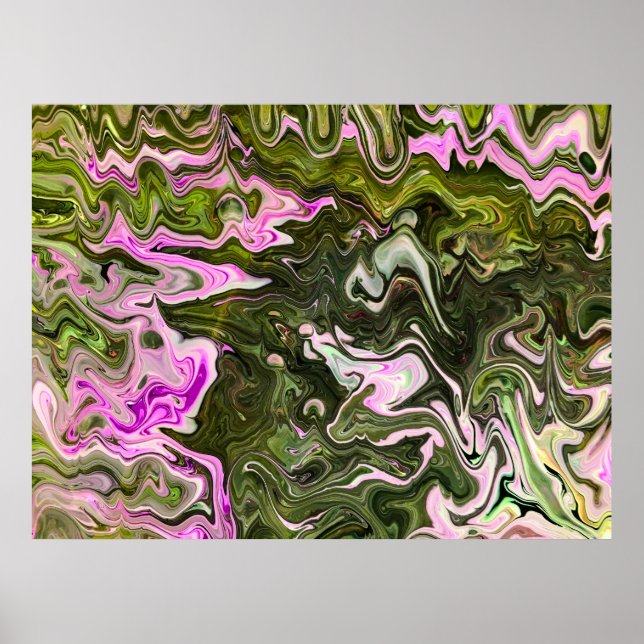 Abstrait Color Study 460, Poster (Devant)