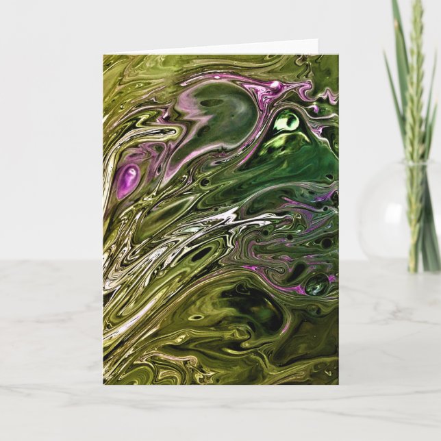 Abstrait Color Study 500, carte (Devant)