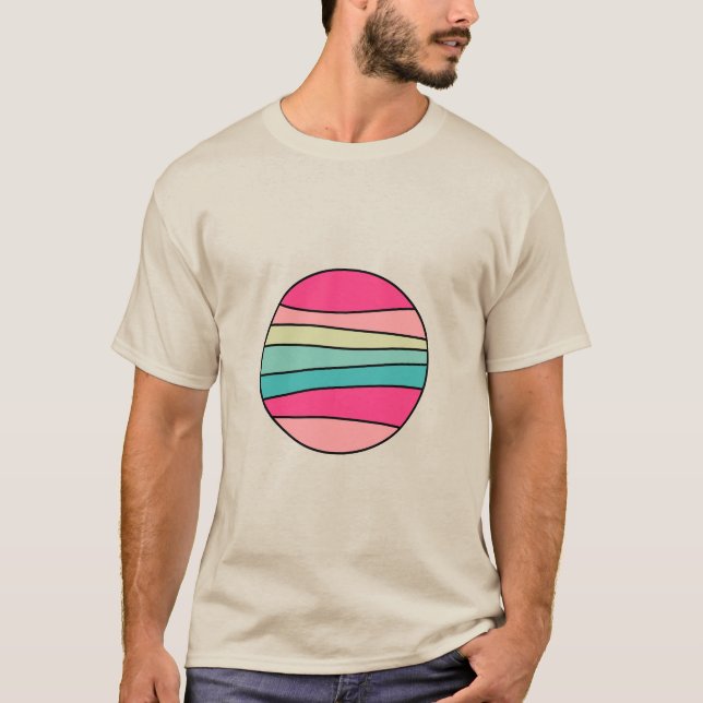 Abstrait couleur ronde 160422(03) T-shirt (Devant)