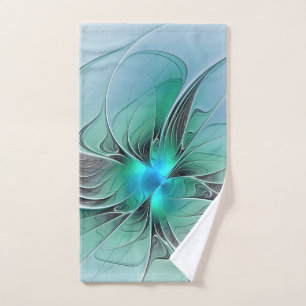 Abstrait De Bleu, Art Fractal Moderne