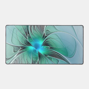 Abstrait De Bleu, Art Fractal Moderne