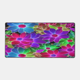 Abstrait de marguerite coloré - Mat de bureau