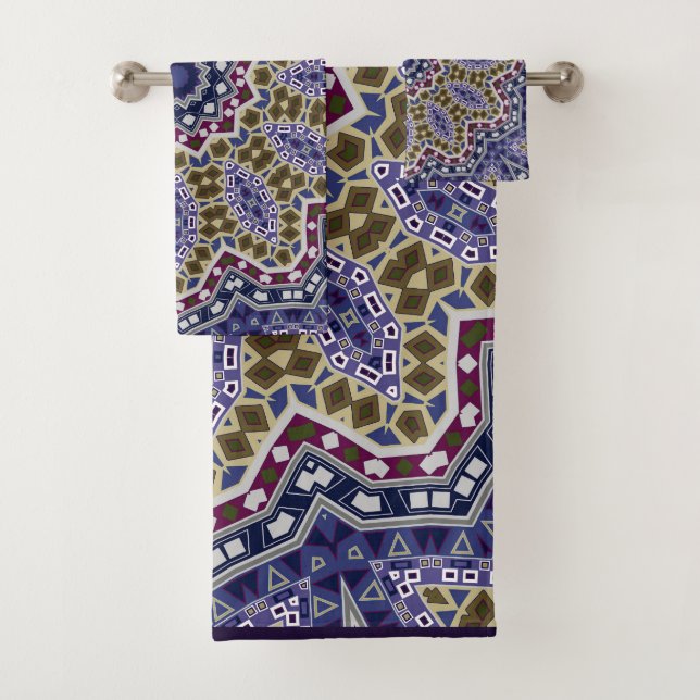 Abstrait folk mandala ethno traditionnel ornementa (En situation)