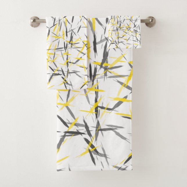 Abstrait gris jaune (En situation)