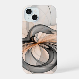 Abstrait Gris Sienne Anthracite Art Fractal Modern