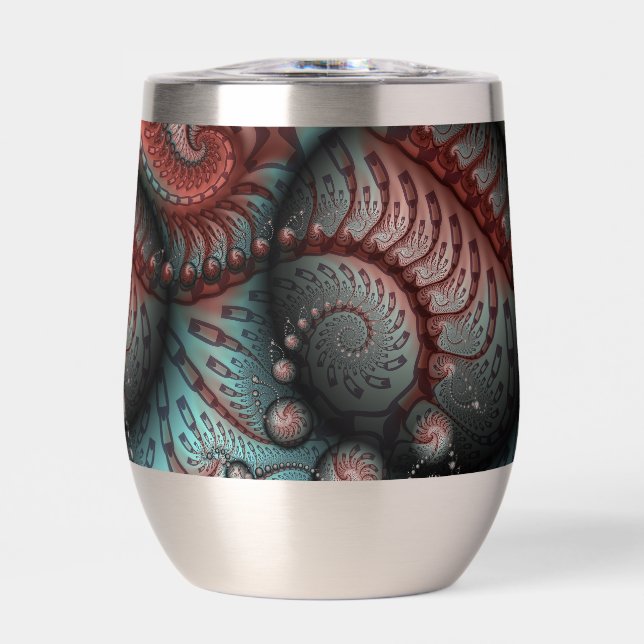 Abstrait Imaginaire dynamique Fractal Art Brown Bl (Avant)