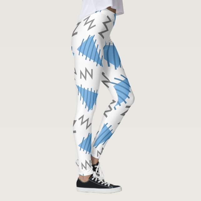 Abstrait leggings Motifs de Memphis (Droite)