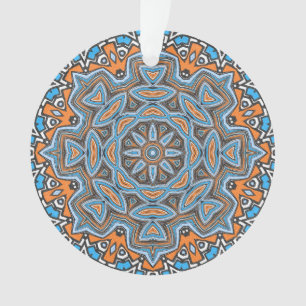 Abstrait mandala ronde sans couture motif kaleidos