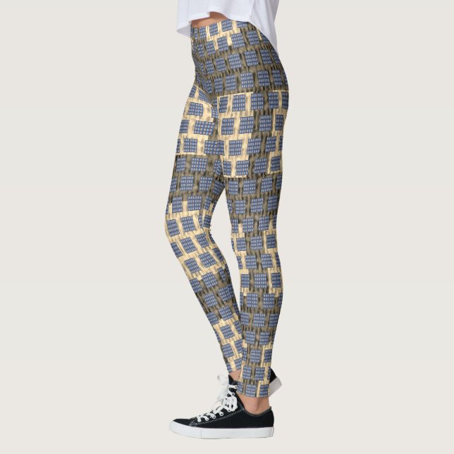 Abstrait mode Compression Fit Leggings (Gauche)