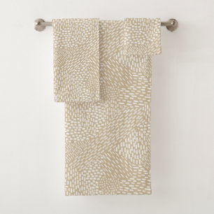 Abstrait moderne coups de pinceau Khaki Tan