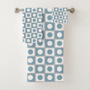 Abstrait moderne Turquoise & blanc