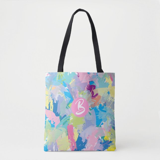 Abstrait Monogram Sac fourre-tout tendance (Devant)