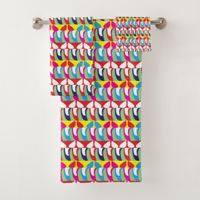 Abstrait Motif chic coloré (En situation)