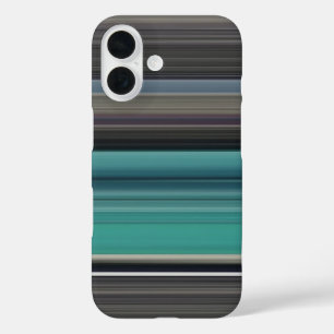 Abstrait n° 1 : coque iphone Coque-mat Turquoise e