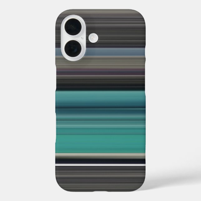 Abstrait n° 1 : coque iphone Coque-mat Turquoise e (Verso)