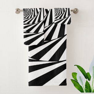 Abstrait noir et blanc spirale escalier art