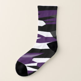 Abstrait noir violet et blanc