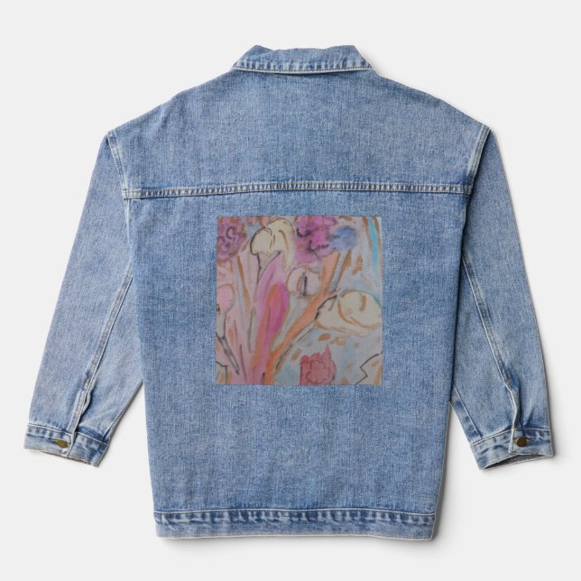 Abstrait Pastel Floral (Verso)