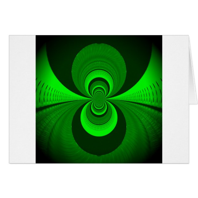 Abstrait vert clair Motif Kaleidoscope Super (Devant horizontal)