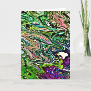 Abstraite Color Study 184, carte