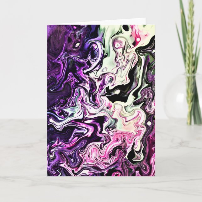 Abstraite Color Study 218, carte (Devant)
