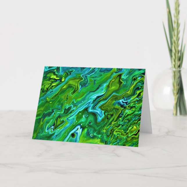 Abstraite Color Study 255, carte (Devant)