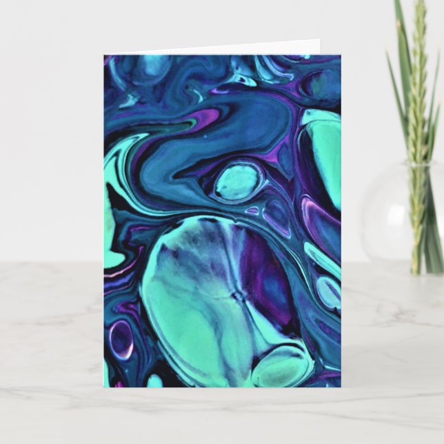 Abstraite Color Study 276, carte (Devant)