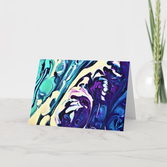 Abstraite Color Study 280, carte (Devant)