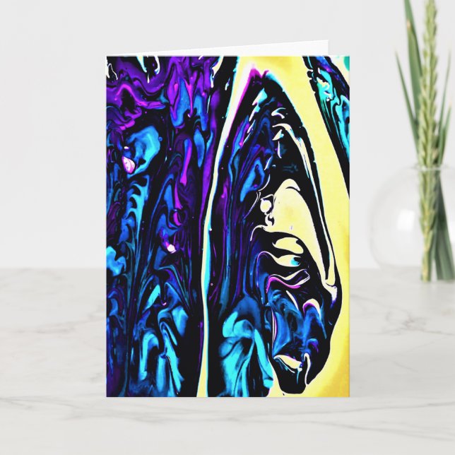 Abstraite Color Study 281, carte (Devant)