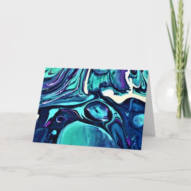 Abstraite Color Study 283, carte (Devant)