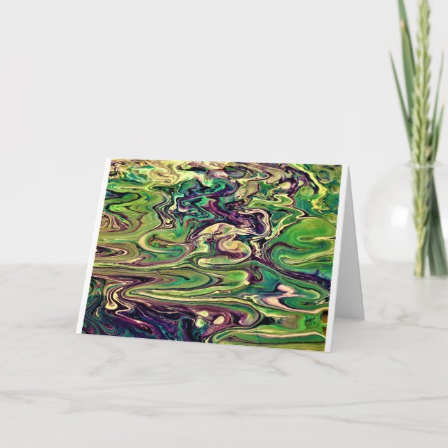 Abstraite Color Study 299, carte (Devant)