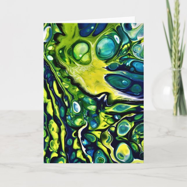 Abstraite Color Study 307, carte (Devant)