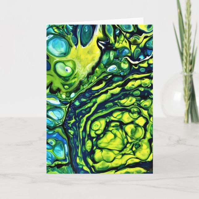 Abstraite Color Study 308, carte (Devant)