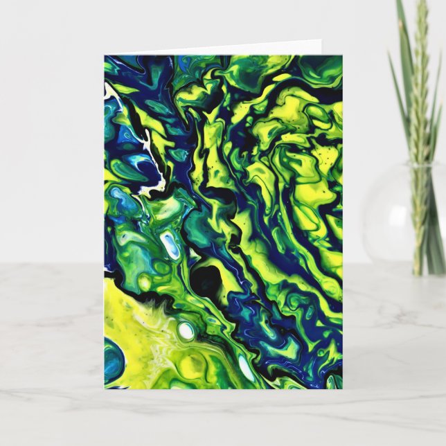 Abstraite Color Study 318, carte (Devant)