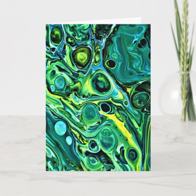 Abstraite Color Study 323, carte (Devant)