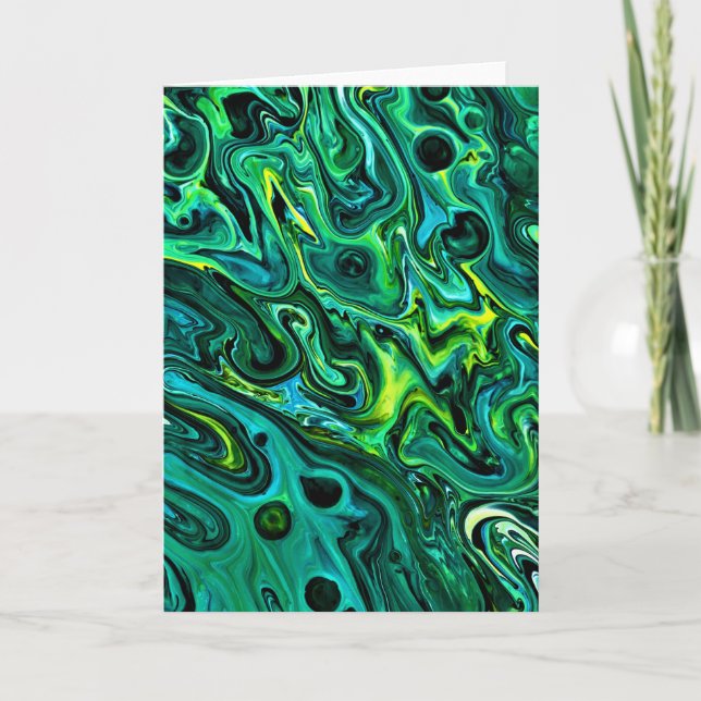 Abstraite Color Study 325, carte (Devant)