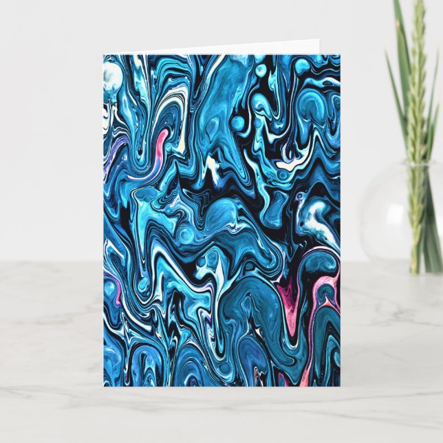 Abstraite Color Study 349, carte (Devant)