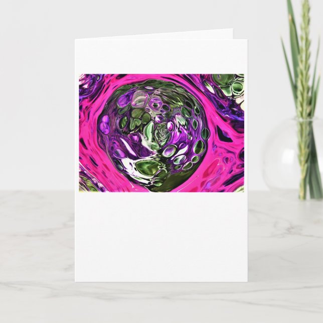 Abstraite Color Study 385, carte (Devant)