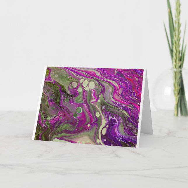 Abstraite Color Study 402, carte (Devant)