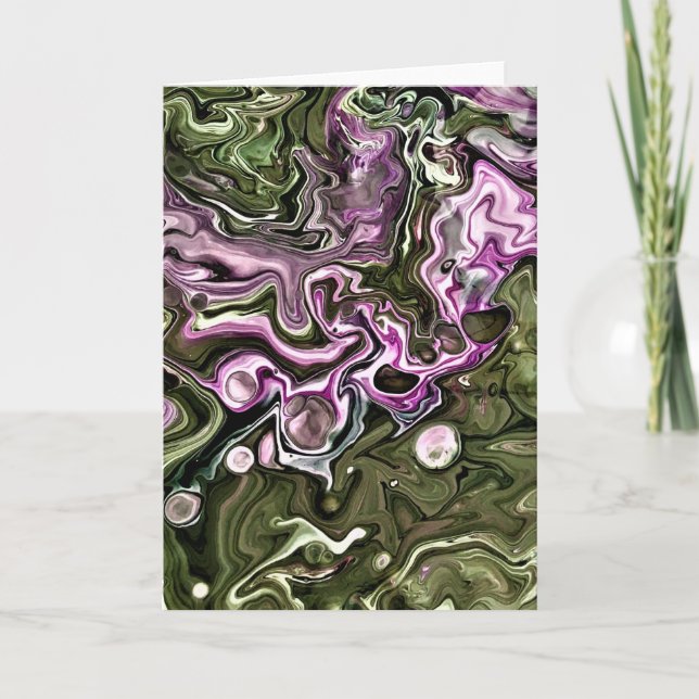 Abstraite Color Study 444, carte (Devant)