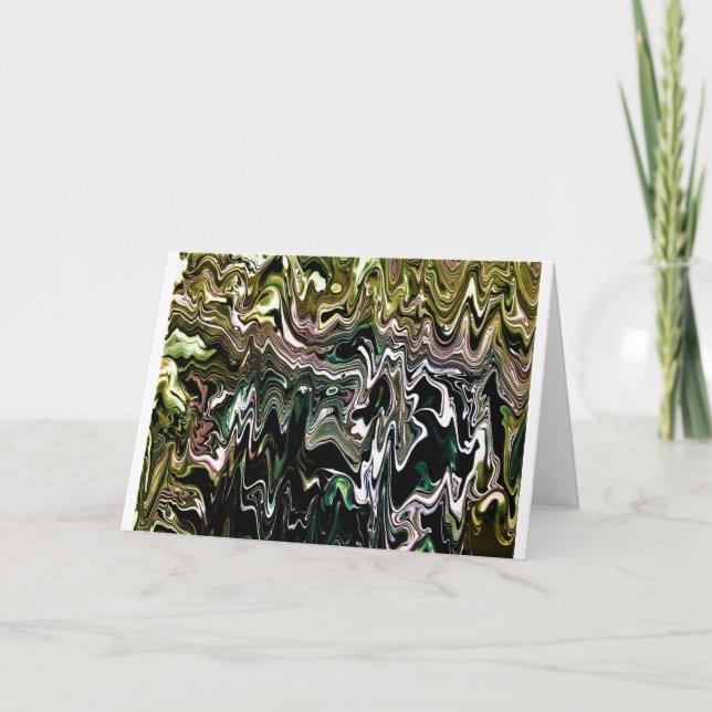 Abstraite Color Study 477, carte (Devant)