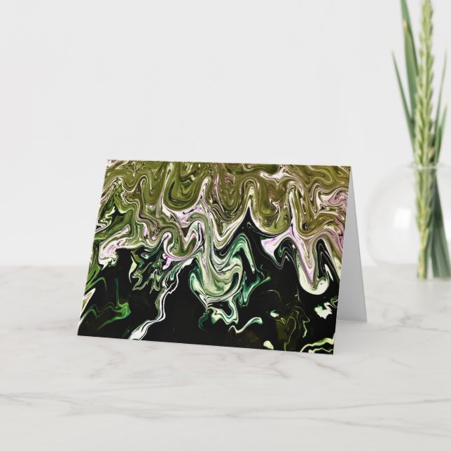 Abstraite Color Study 498, carte (Devant)