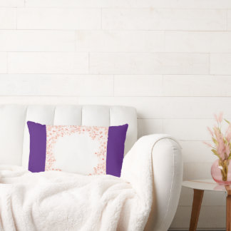 Abstraite forme de coussin de fleurs roses douces.