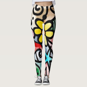 Abstraits Leggings colorés