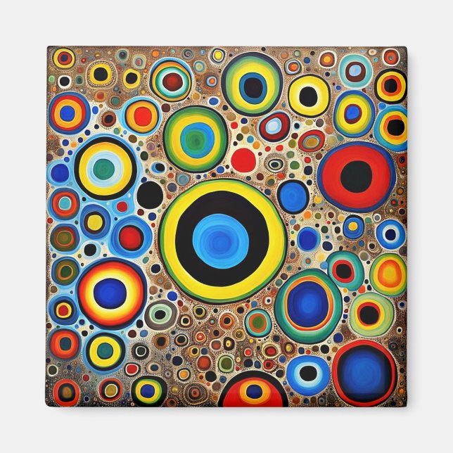 Abstrakshon 60 magnet (Vorne)