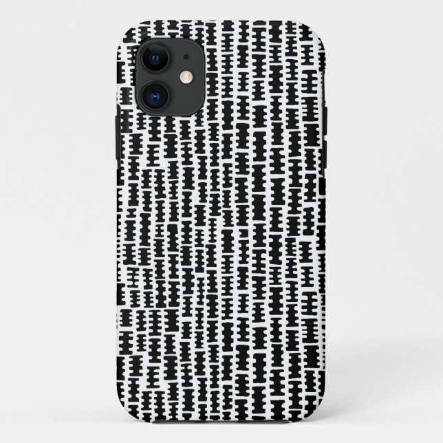 Abstrakt 020712 - Schwarz Case-Mate iPhone Hülle (Rückseite)