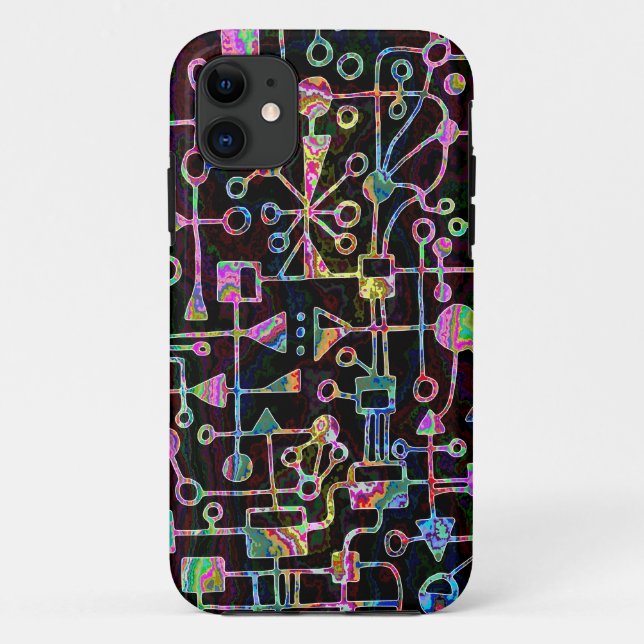 Abstrakt 090112 v1 Case-Mate iPhone hülle (Rückseite)