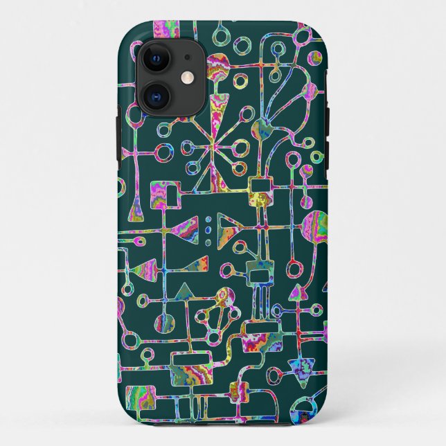 Abstrakt 090112 v5 Case-Mate iPhone hülle (Rückseite)
