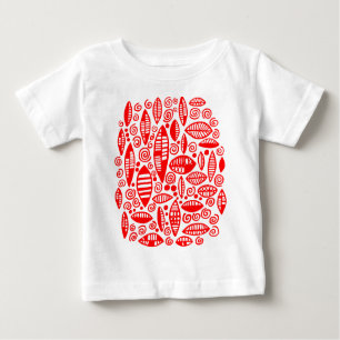Abstrakt 100813 - Rot Baby T-shirt
